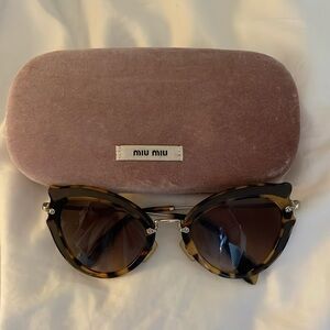 Miu Miu Tortoise Sunglasses
